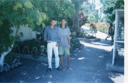 ma photo avec outman de casa (camping california) a  tanger